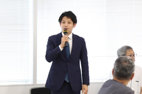 ながと国際観光推進協議会 岡藤会長があいさつ