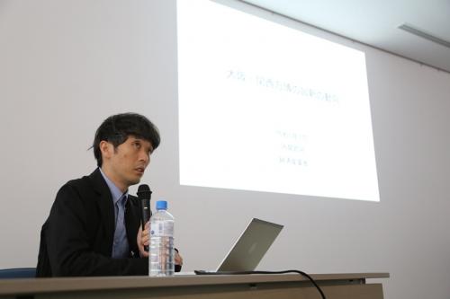 経済産業省の杉山さんが大阪・関西万博について説明