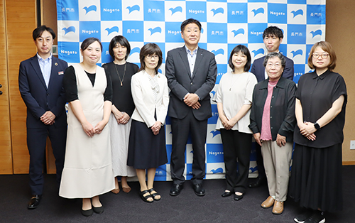 生活協同組合コープやまぐちが江原市長に平和要請