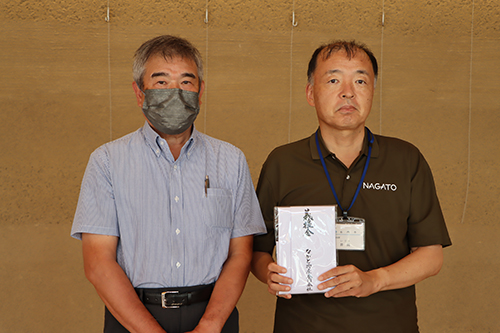 道の駅センザキッチンから被災地へ義援金