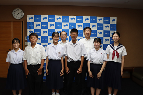 市内中学生6人をベトナムへ研修派遣