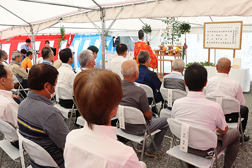 俵山・豊田道路第2トンネル工事の安全祈願祭