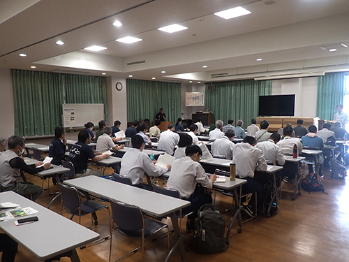 新しい林業推進協議会現地検討会が開催