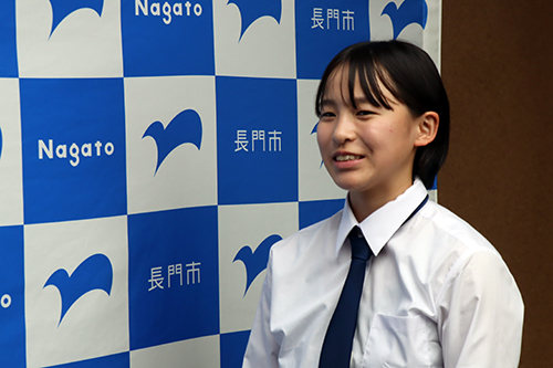 自己ベストを更新したいと意欲を語った