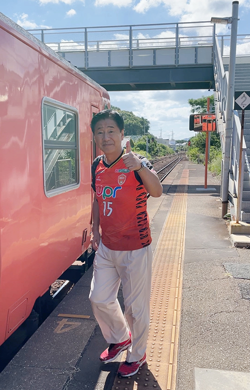 山陰本線小串駅から下関へ