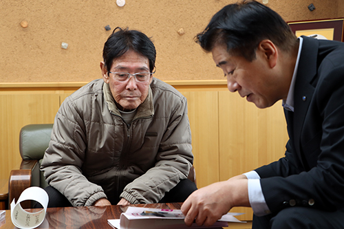 現地で作品を鑑賞された感想などをお話しされました