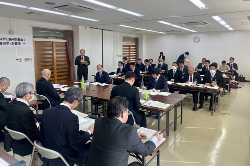 長門市を含む4市長が会談