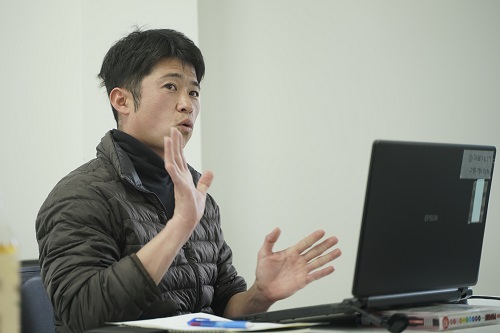 経営者として男性育休の考え方を話す末永さん