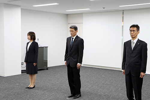 令和6年度退職される3人（全6人）