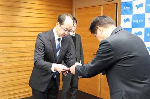 長門市社会福祉協議会へ派遣となった宇野英樹さん