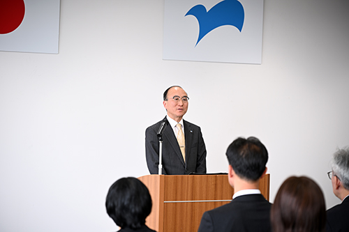 伊藤教育長あいさつの様子