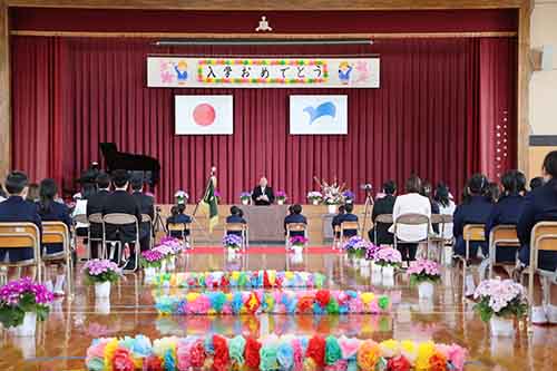 入学式の様子