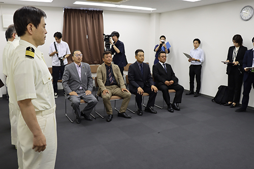 中平さんは「自分達は大丈夫だと自信は持たず、最新の注意を払って海に出てほしい」と話していた