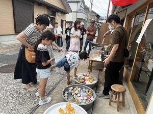 地元の子どもたちも楽しんだ