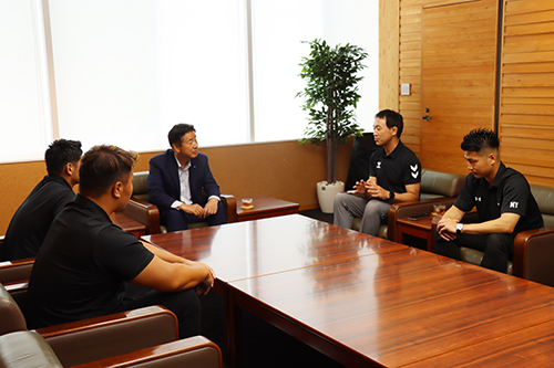 長門市は自然豊かで海鮮も美味しく、いいまちだと話された