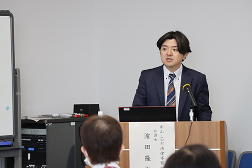 講師の濱田隆弘さん