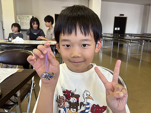 かっこいいキーホルダーが完成