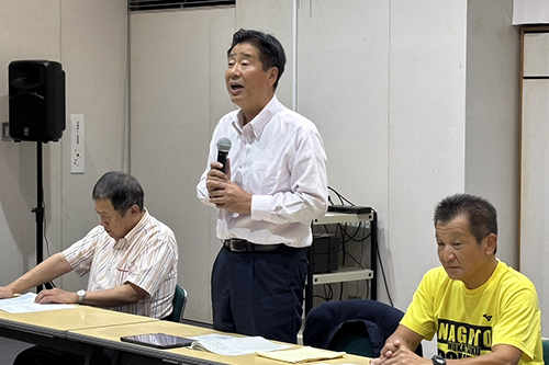 大会会長の江原市長