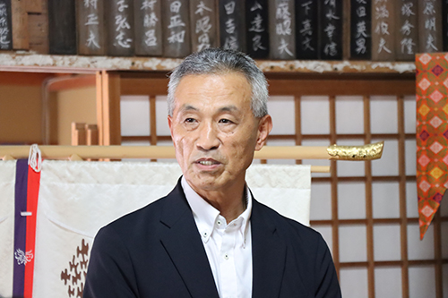 末永実行委員長がお礼の言葉を述べた