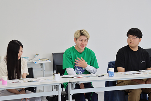 インターンで参加したZEN大学の学生