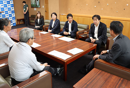 明治安田生命保険相互会社から市への寄付は今回で7回目