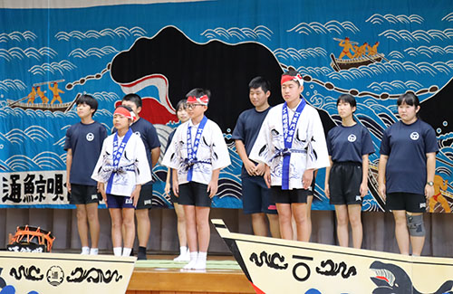 鯨唄で幕を開けた令和7年度通地区文化祭