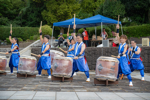 鼓波会による和太鼓演奏