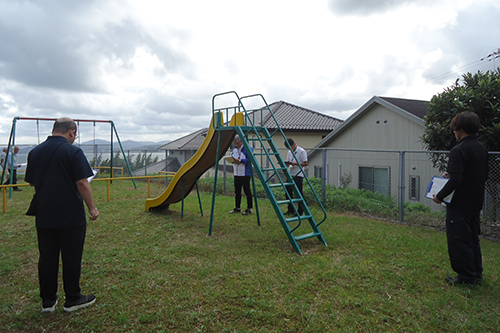 長崎市営住宅内広場