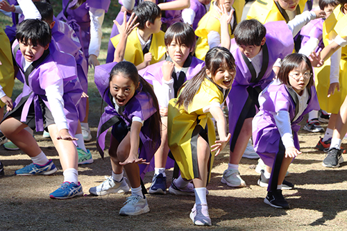 よさこいを披露