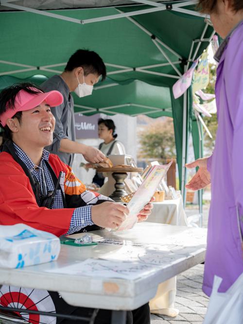 スタンプラリーの様子