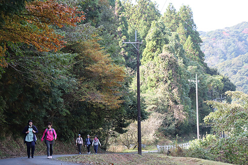 俵山地区で開催されたONSENガストロノミーウォーキング