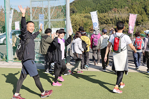 ヤマネスタジアム俵山をスタート