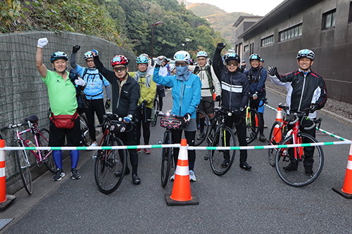 スタート前の参加者