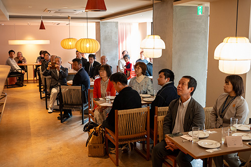 試食・研修会に参加された旅館・飲食店の方など