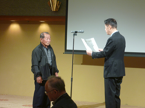 第3回ながと飼料用米収穫量コンテスト表彰式が開催