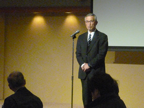 深川養鶏農業協同組合末永組合長があいさつ
