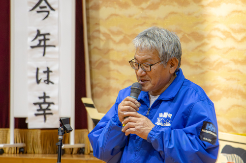 これからも一緒に鯨唄を唄おうと話す大野さん