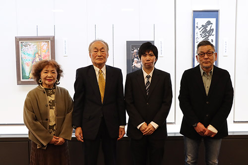 上位4賞（市長賞、市議会議長賞、市教育長賞、文化協会長賞）の受賞者