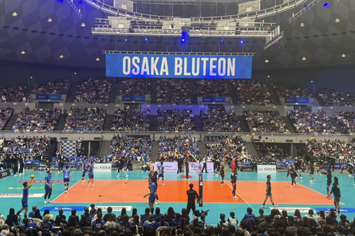 試合前の会場の様子