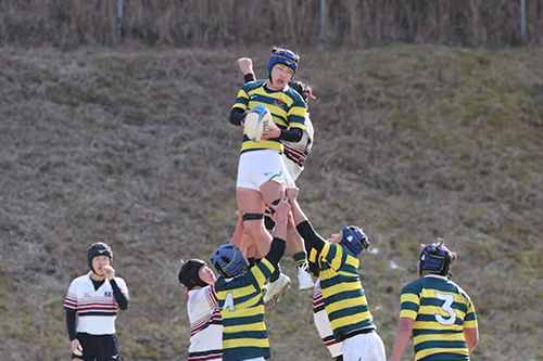 ラインアウトからの攻防