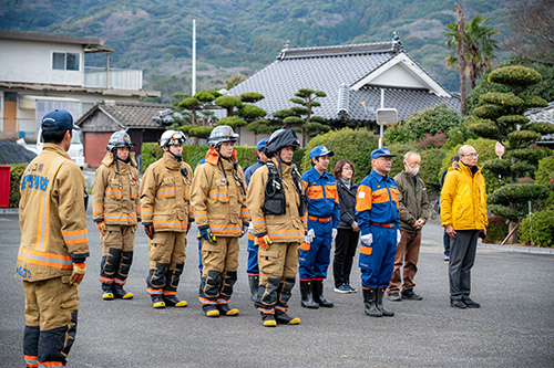 終了後の講評の様子