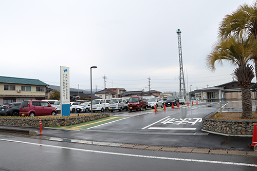 この度供用開始される駐車場