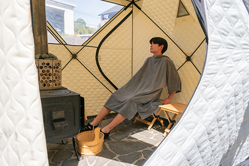 テントサウナの宿泊プランも登場