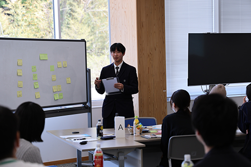 グループごとに発表