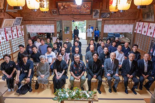 制作実行委員会と映画撮影スタッフの皆さん