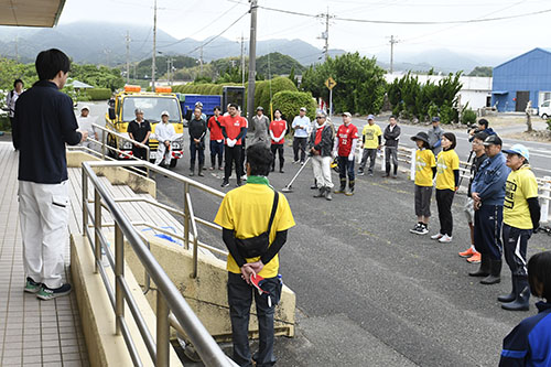 清掃活動の参加者