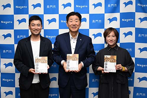 木村隼斗さんとのかたあきこさんが江原市長を表敬訪問しました