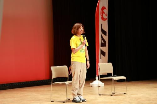 参加者からの質問に答える福士加代子さん