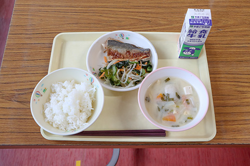 この日提供された給食