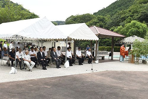 安全祈願祭の様子